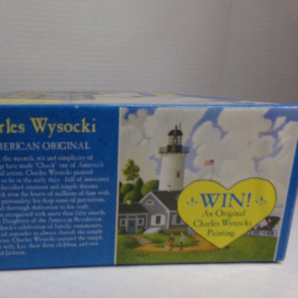 NWT Jigsaw Puzzle 1000 Piece Lighthouse Ocean Charles Wysocki Jayson Sparkin' - Picture 10 of 13